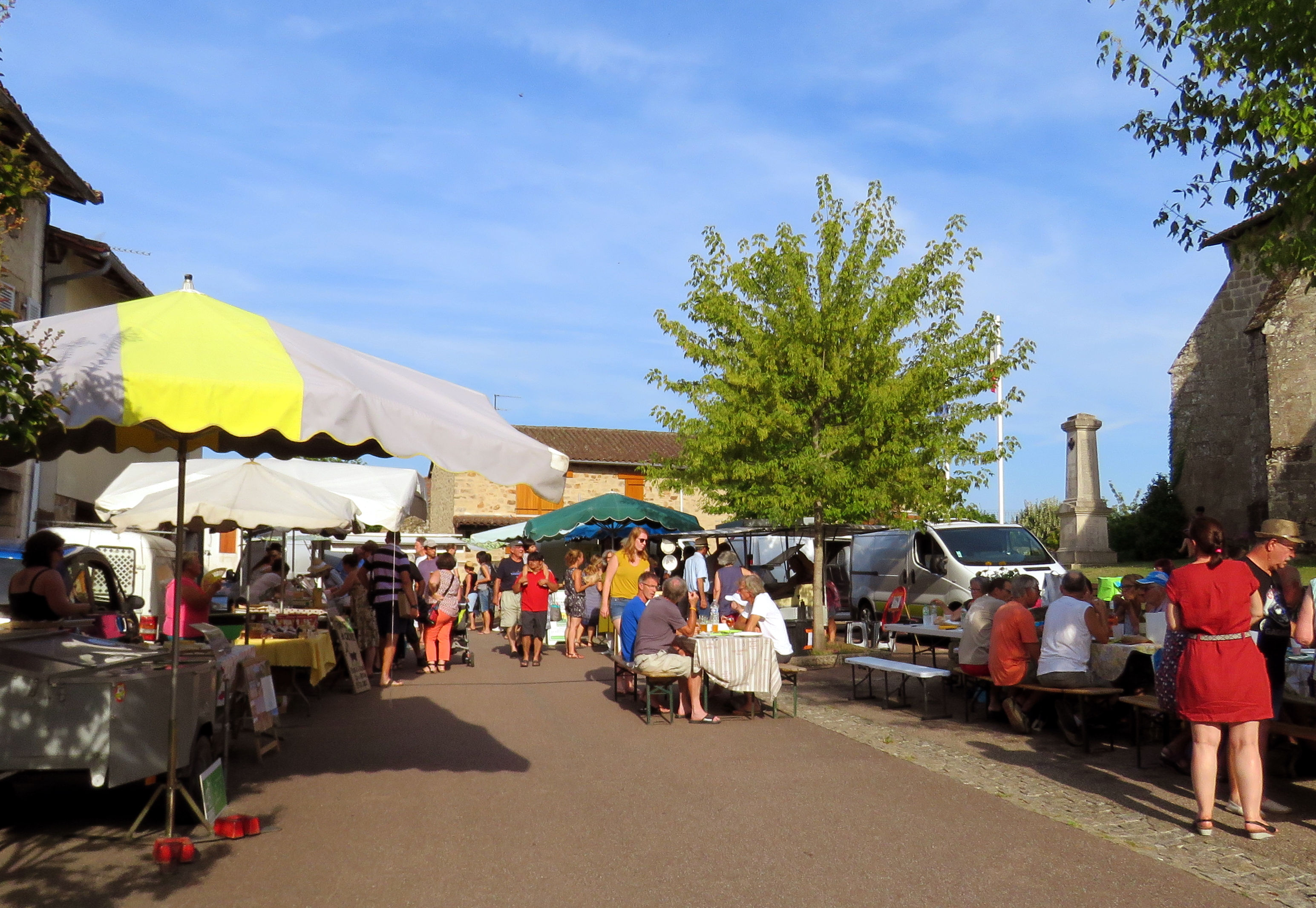 Marché fermier semi-nocturne à Oradour-sur-Vayres et concert gratuit — visuel événement