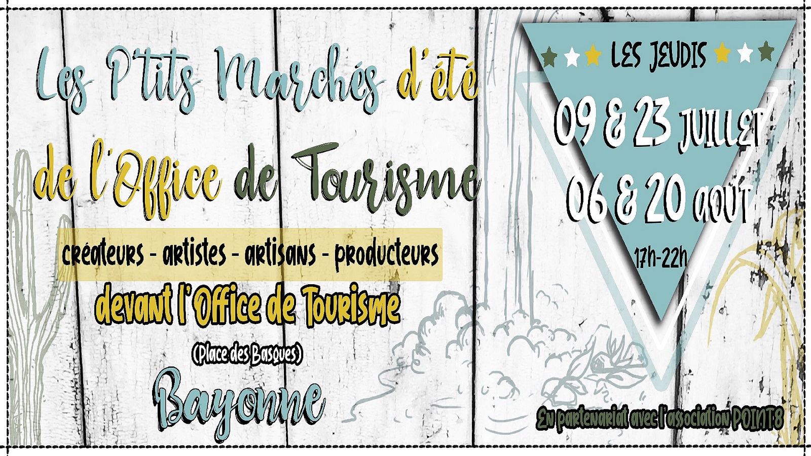 Les petits marchés d'été de l'office de tourisme