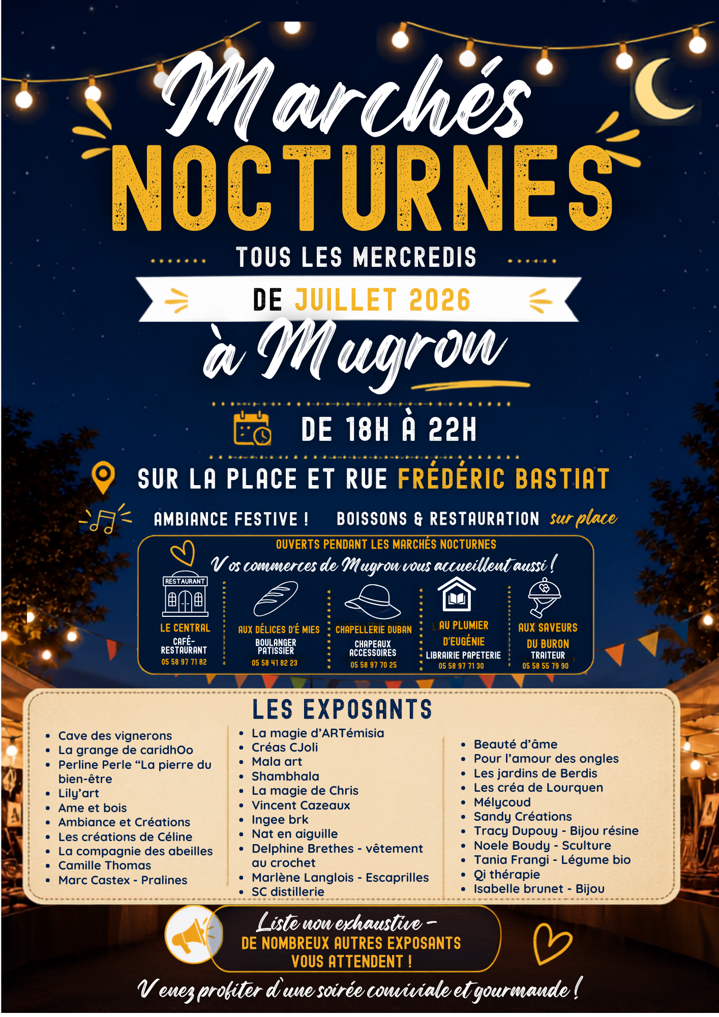 Marché nocturne de Mugron