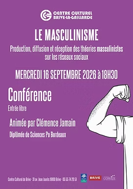 Conférence: Le masculinisme (Centre Culturel)