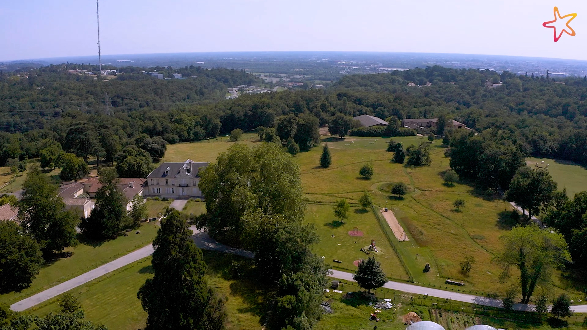 Balade à roulettes : Domaine de la Burthe
