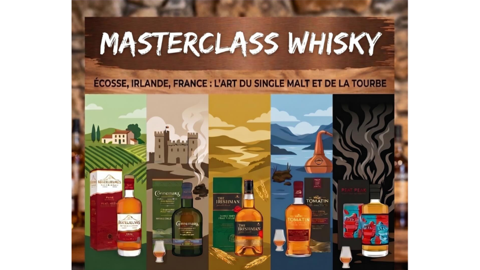 Master Class Whisky - L'Esprit des Vins de La Brède