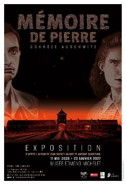 Atelier BD dans le cadre de l'exposition temporaire "Mémoire de pierre. Corrèze - Auschwitz" (Musée Edmond Michelet) — visuel événement
