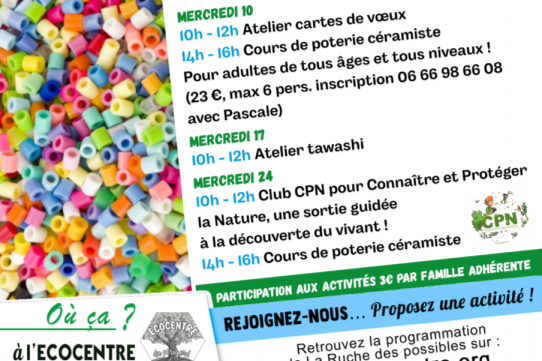 Mercredi en famille : atelier cartes de voeux — visuel événement