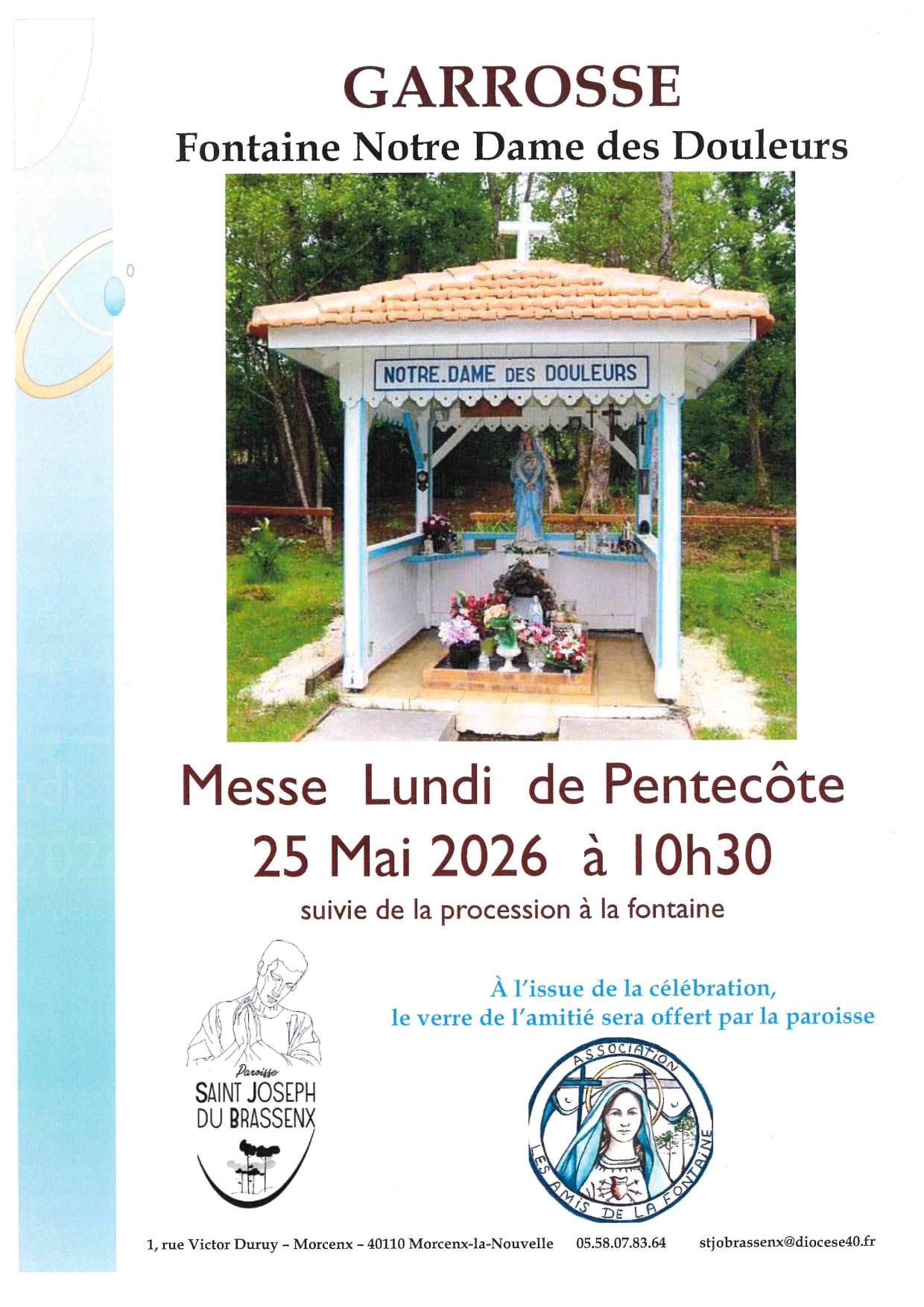 Messe du Lundi de Pentecôte à la Fontaine "Notre Dame des Douleurs" — visuel événement