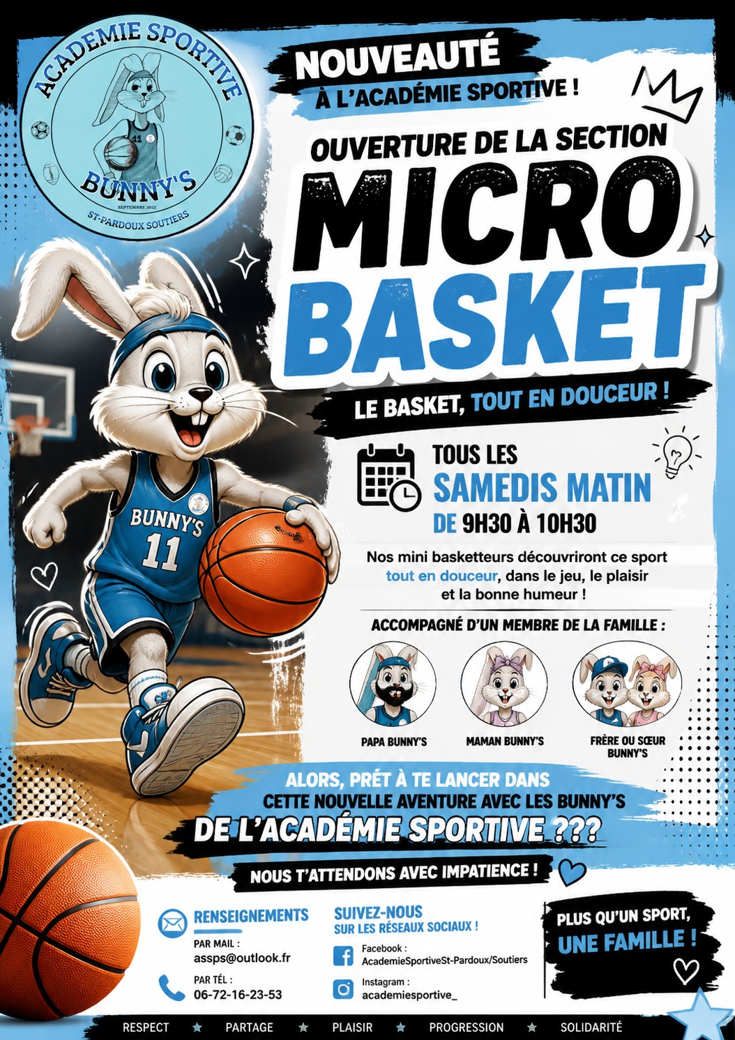 Portes ouvertes : Académie Sportive des Bunny’s
