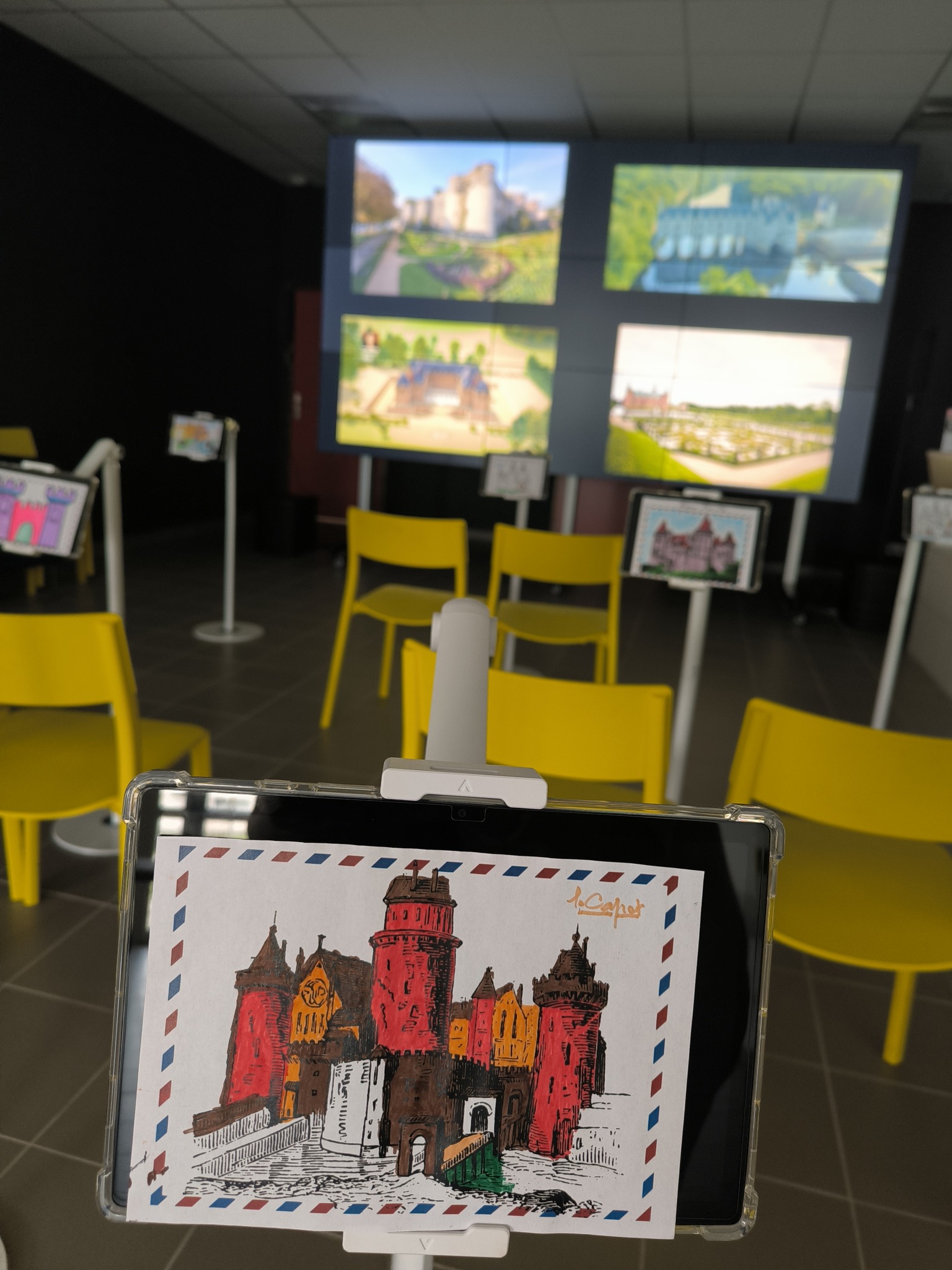 Châteaux en Fête- Atelier Microfolie "Histoire et secrets de nos châteaux grâce à une médiation vivante et interactive"