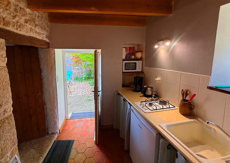 Couette et potager - gîte Mi figue - Mi raisin