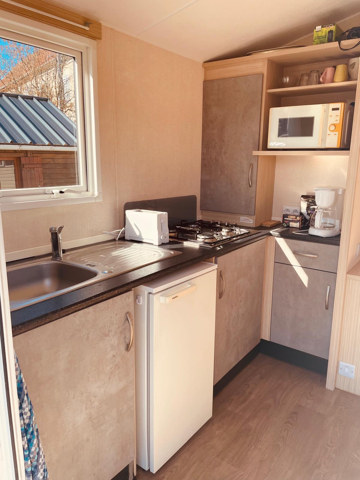 Mobil-home (accessible PMR) Roue d'escampette, Champagnat - photo 7