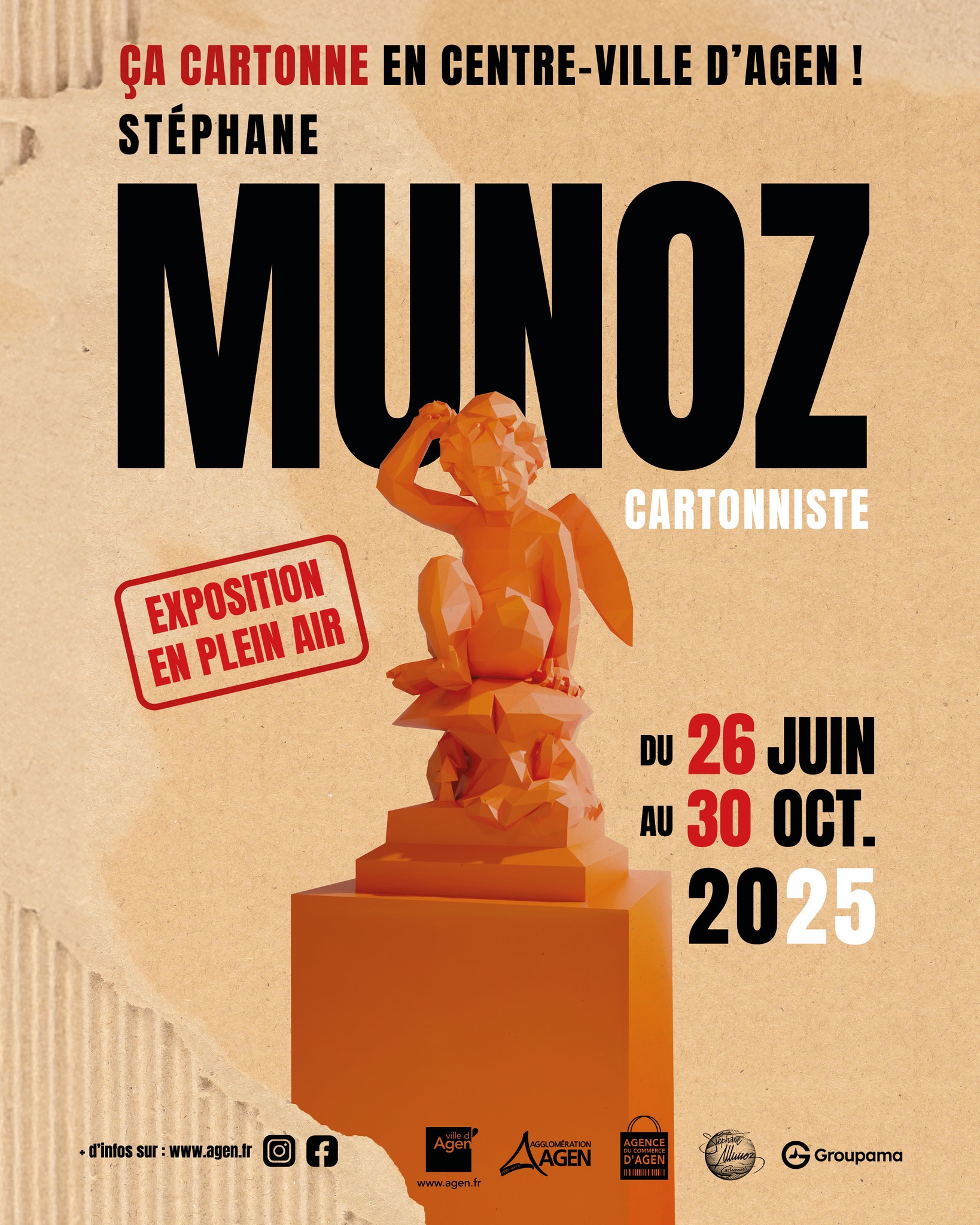 Expoistion en plein air : Sthépane Munoz, cartonniste