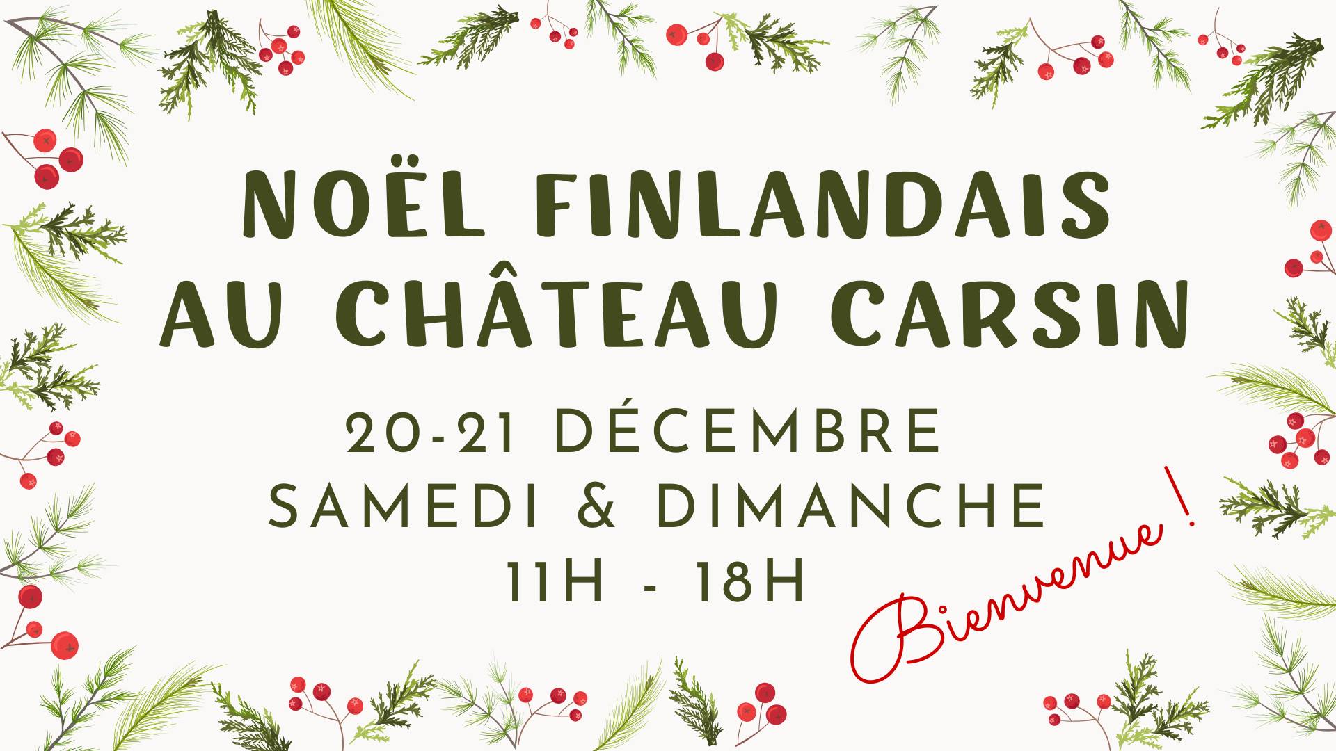 Noël finlandais au Château Carsin, Rions - photo 2