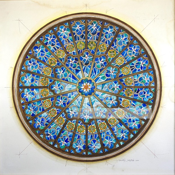 Atelier d’artiste - Galerie Delphine Thieffry - Mandalas du monde et art de la géométrie