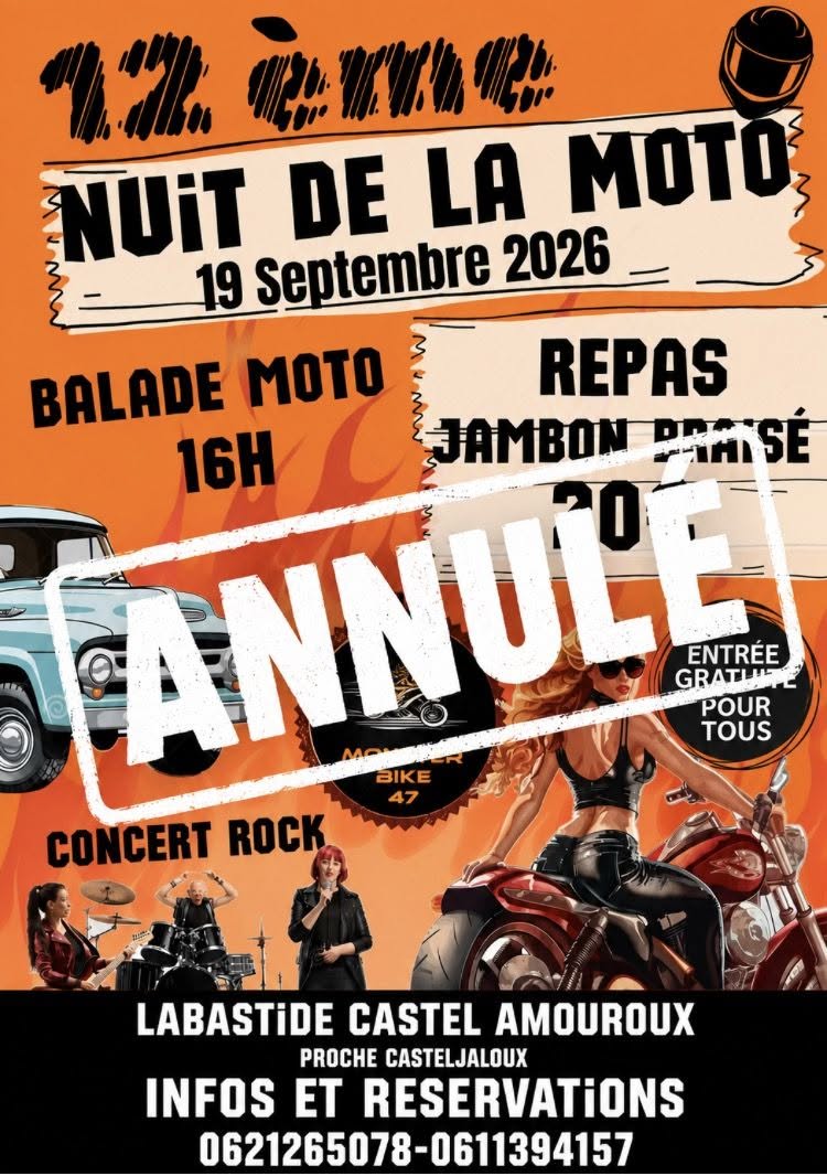 12° nuit de la moto - ANNULÉ