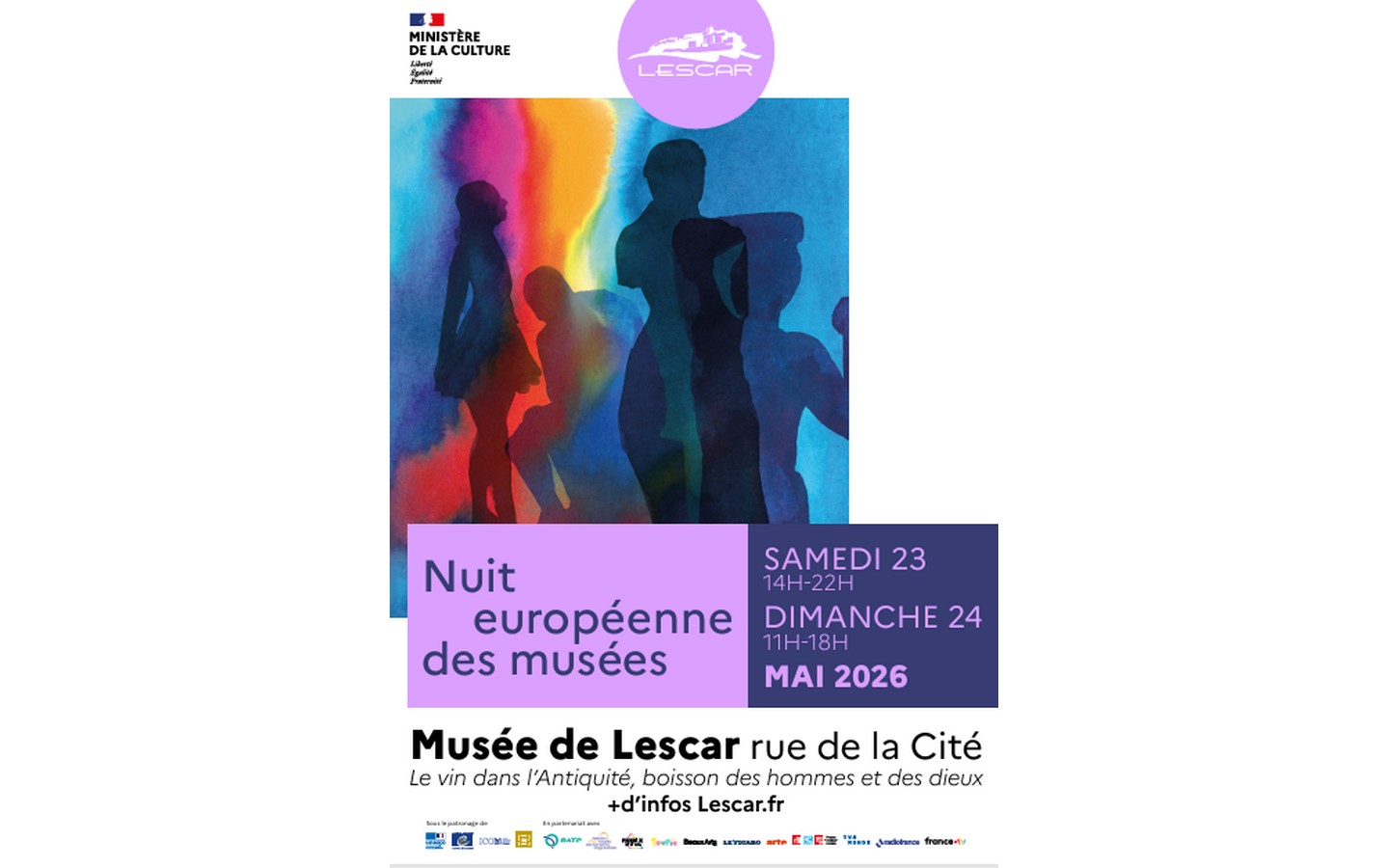 Nuit des musées: Le vin dans l'antiquité — visuel événement