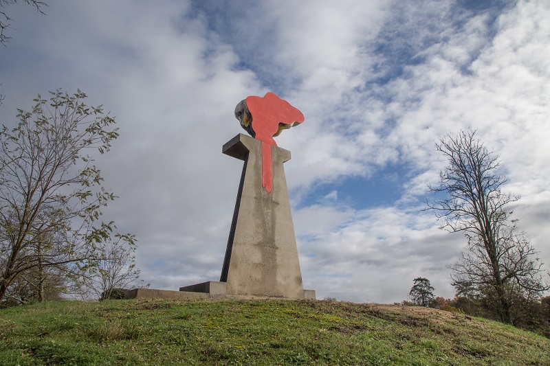 La Forêt d'Art Contemporain : Volute, oeuvre n°27, Brocas