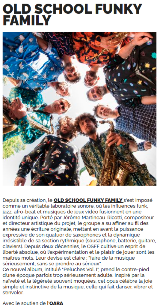 Concert à la mamisèle - Old School Funky Family