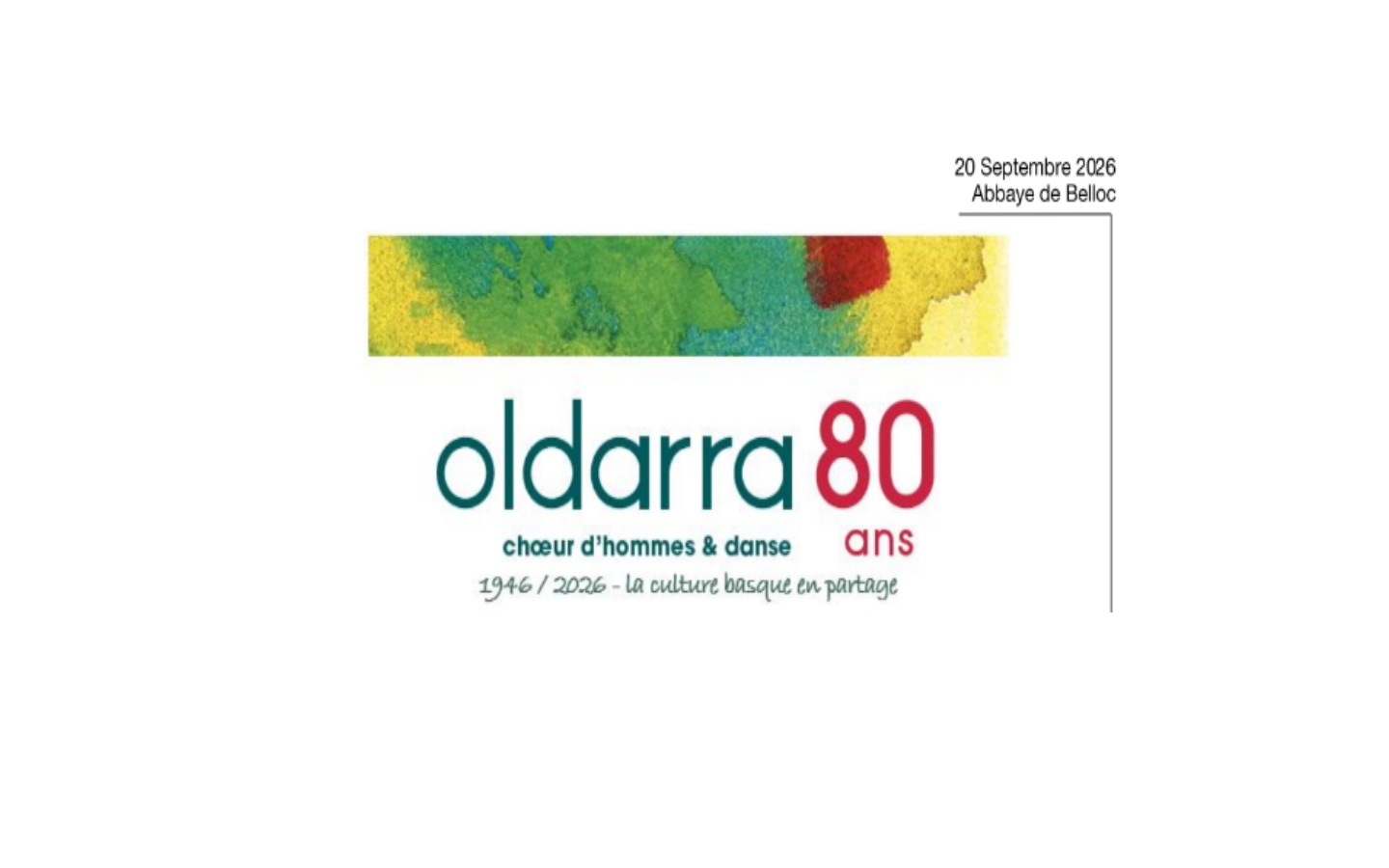 80° anniversaire Choeur d'hommes OLDARRA