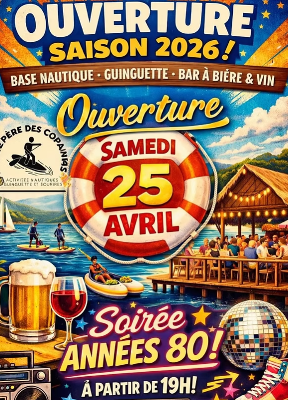 Soirée Années 80 - lancement de la saison 2026 à Magné — visuel événement
