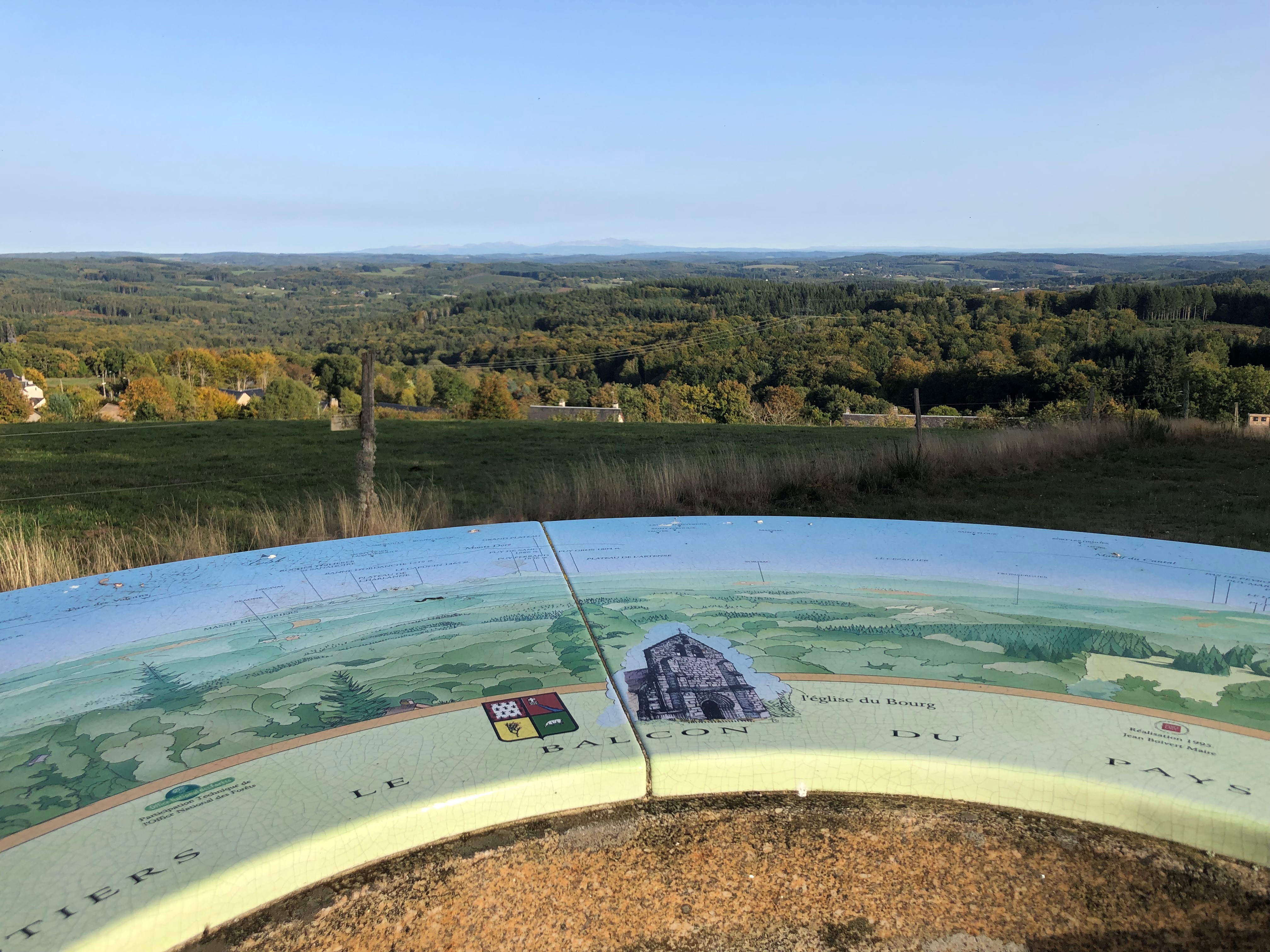 Table d'orientation de Saint-Setiers