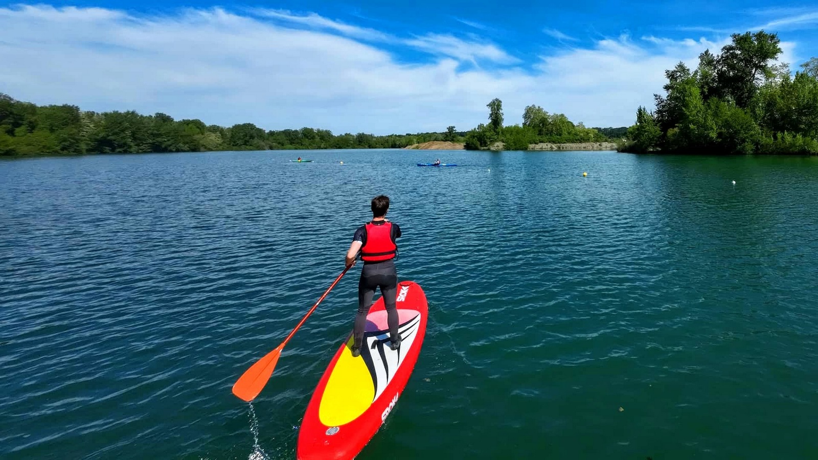 Location kayak et paddle au lac d'Aressy