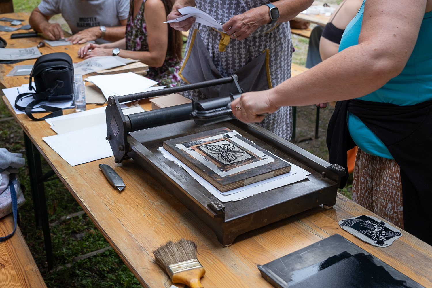 Atelier linogravure, Payzac - photo 2