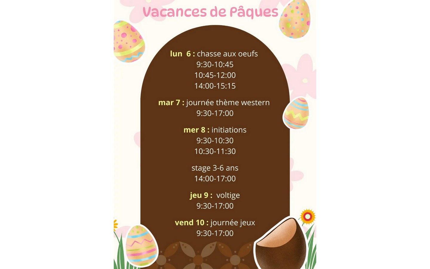 les P'tits cavaliers - animations vacances de Pâques, Aubertin - photo 2