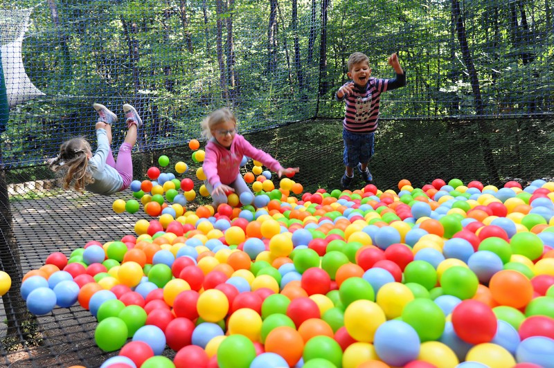 Espace filets suspendus Parc Aventure Chantemerle - photo 4
