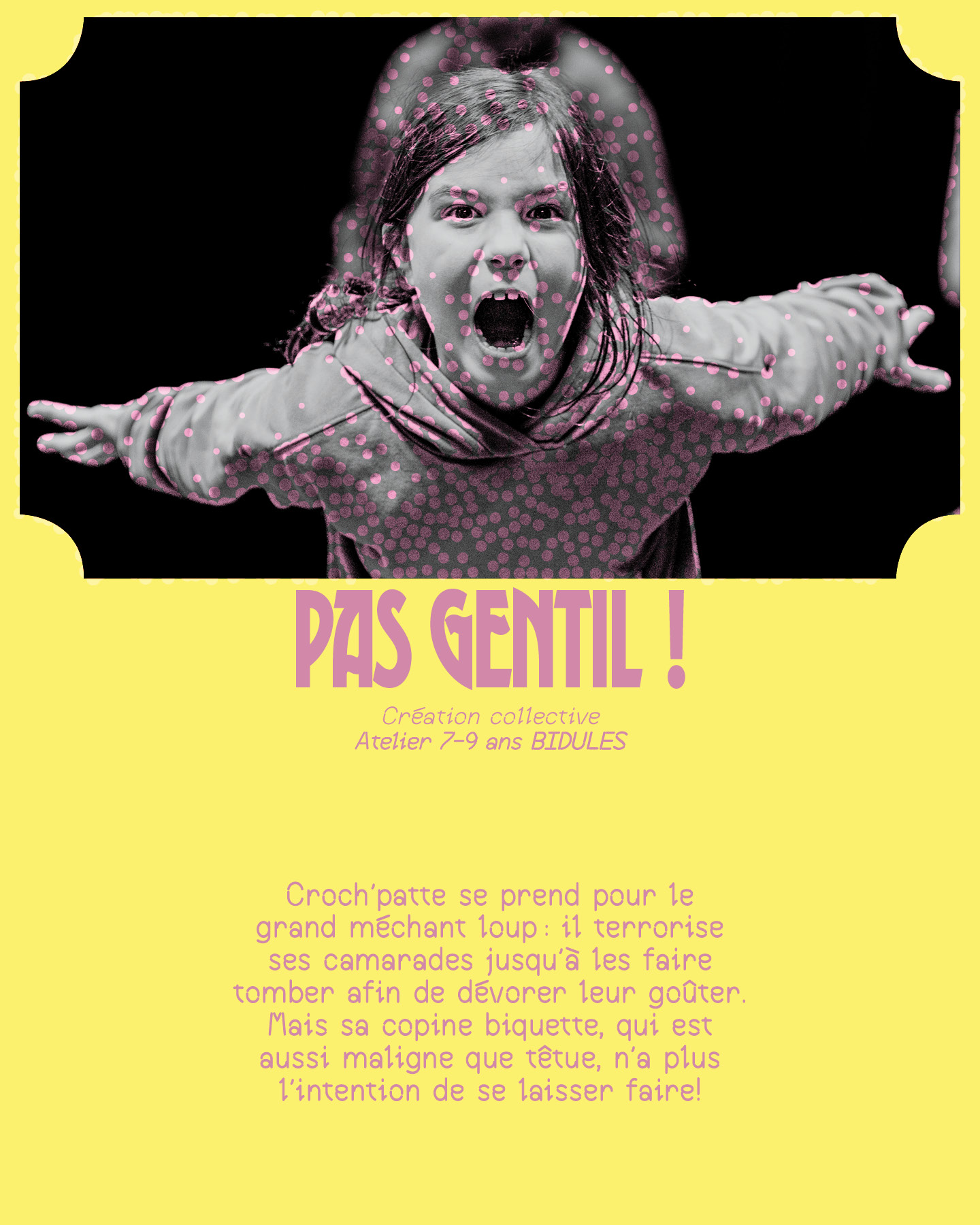 Festival Théâââââtre (entre) ouvert - Pas gentil ! — visuel événement