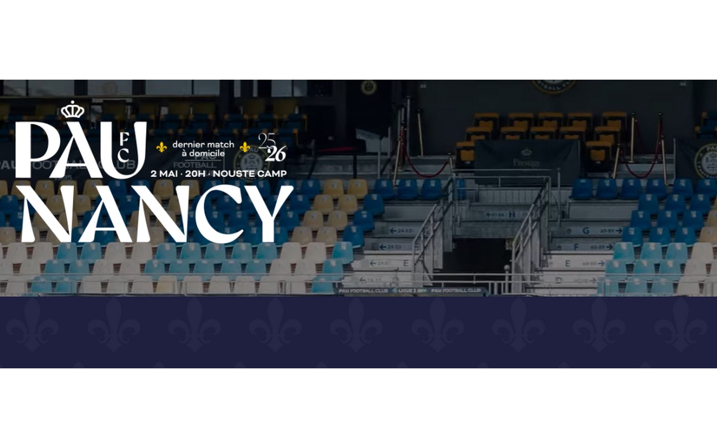 Football - Ligue2 BKT: PAU FC Vs Nancy — visuel événement