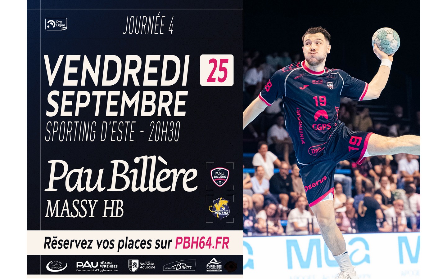 Handball Proligue - Pau Billère Handball 64 Vs Massy