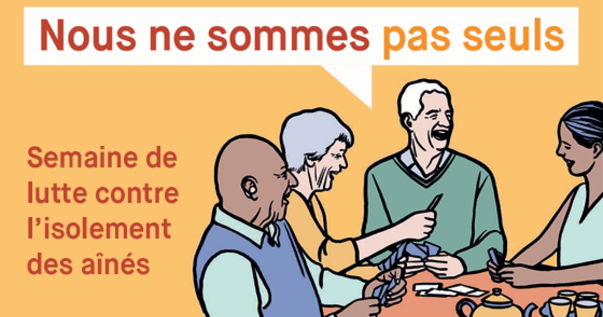 Semaine de lutte contre l’isolement — visuel événement