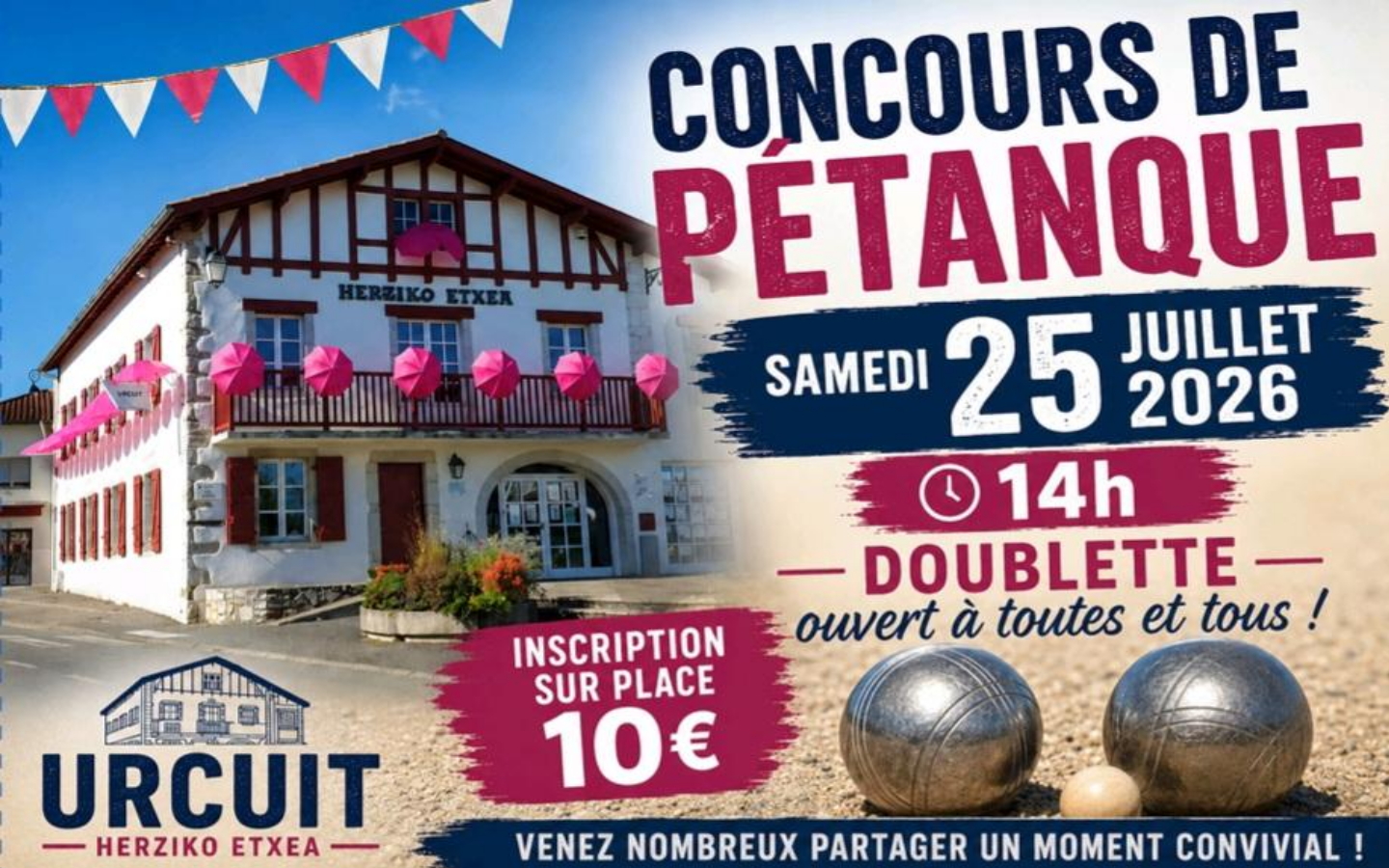 Concours de pétanque