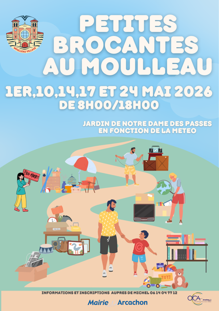 Petite brocante du Moulleau — Marchés & Foires à Bassin d'Arcachon