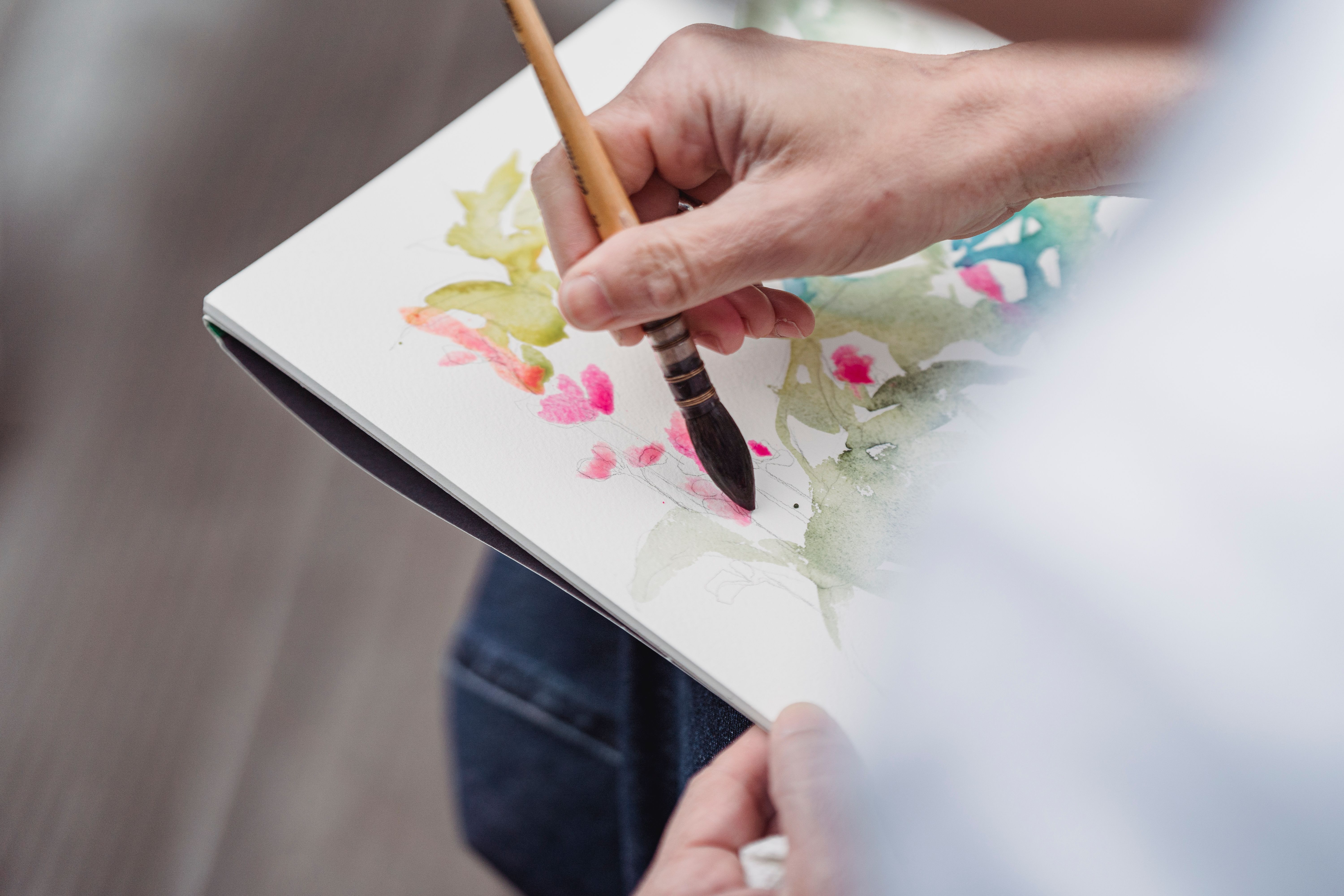 Atelier d'aquarelle par Isabelle Beccia