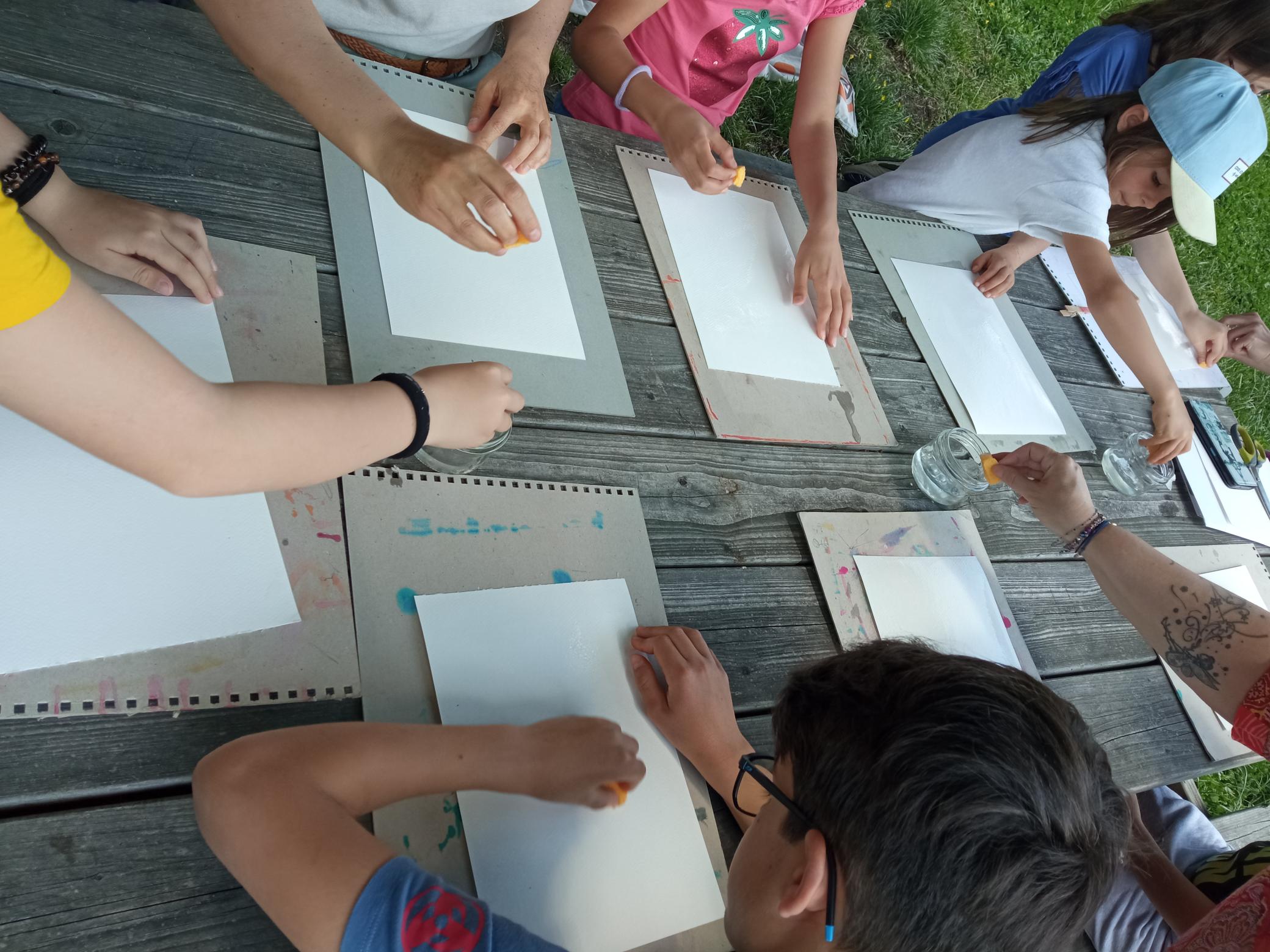 Le Bassin haut en couleurs ! atelier aquarelle et dessin en plein air
