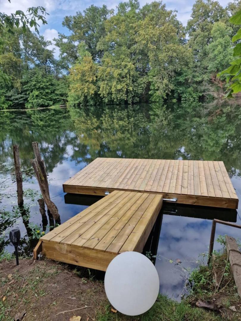 Maisonnette de bord de rivière avec ponton, Saint-Médard-de-Guizières - photo 4