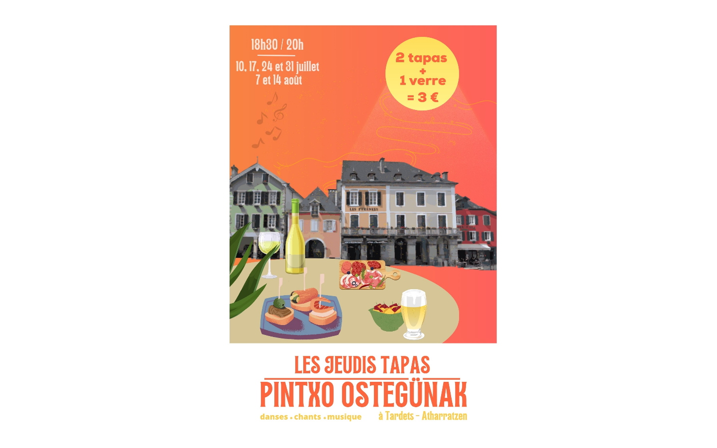 Soirée tapas et musique