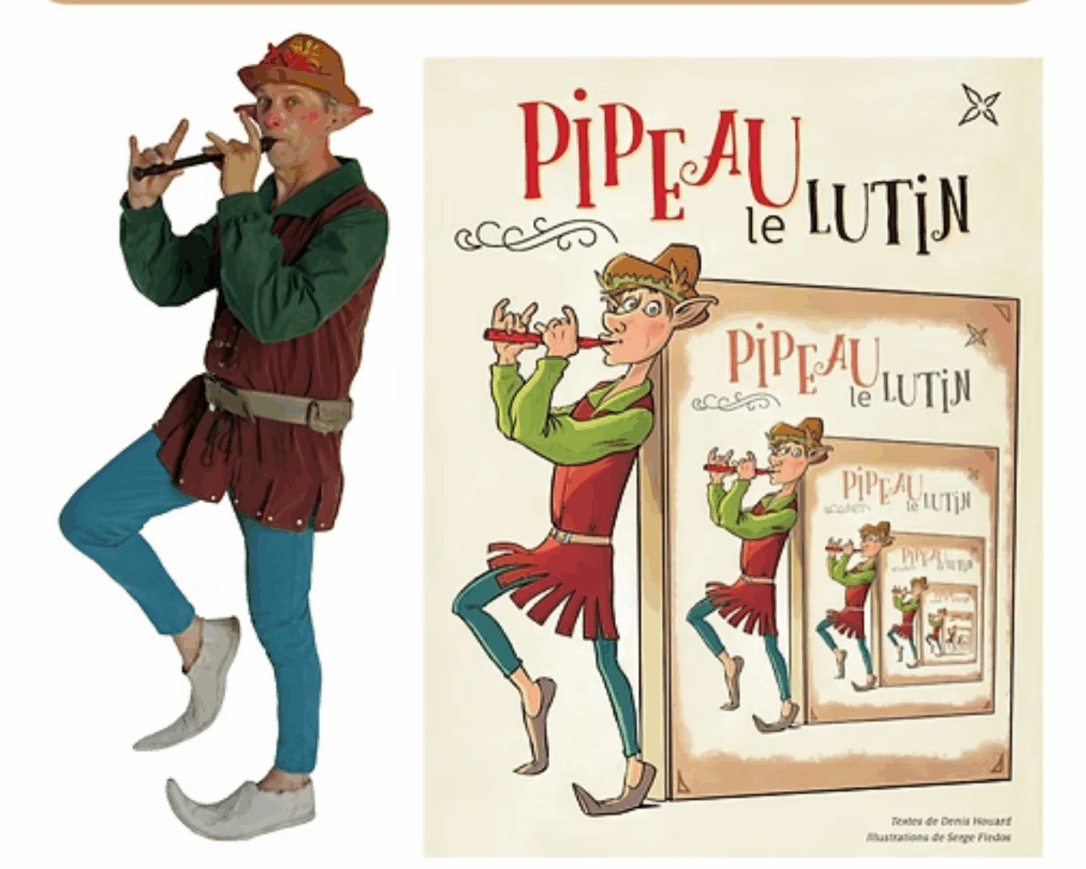 Pipeau le lutin dans “Quatre saisons en forêt “