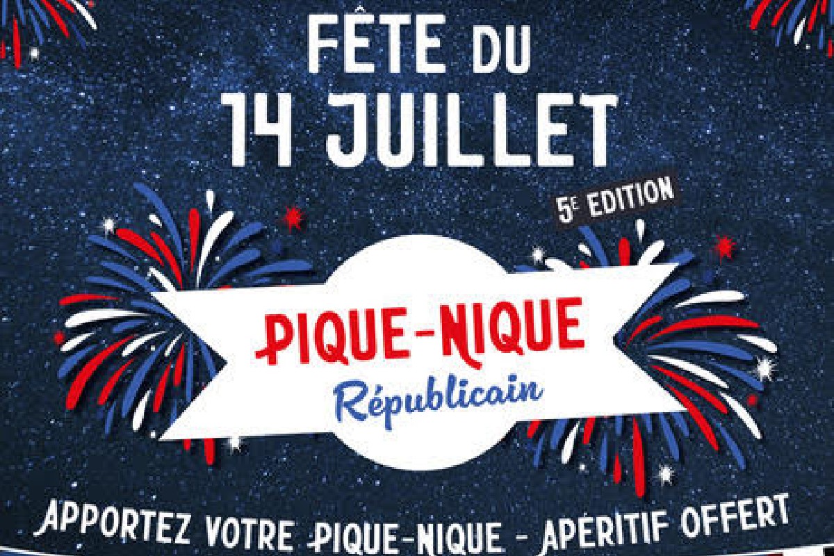 Pique-nique républicain, concert et spectacle de feu