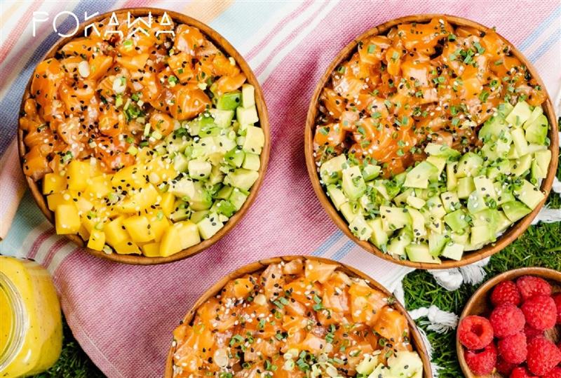 Pokawa poke bowls
