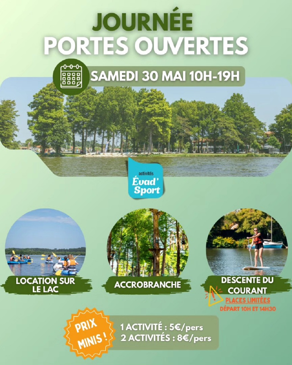 Journée portes ouvertes à Evad' Sport