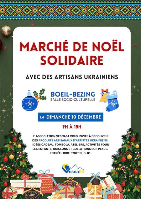 Marché de Noël solidaire Marché de Noël solidaire