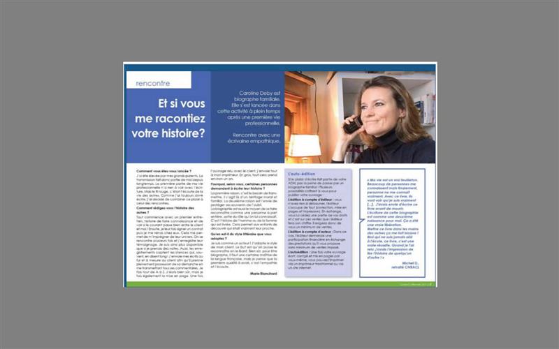 Biographe Caroline DEBY