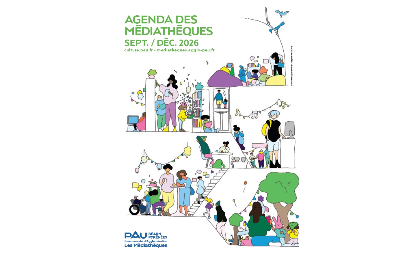Agenda des médiathèques - Septembre à décembre 2026