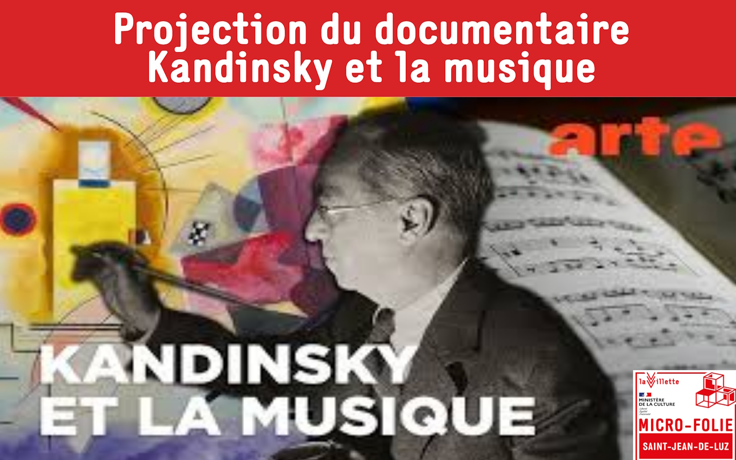 Micro-Folie : Projection : Kandinsky, voir la musique, réinventer la peinture ! — visuel événement