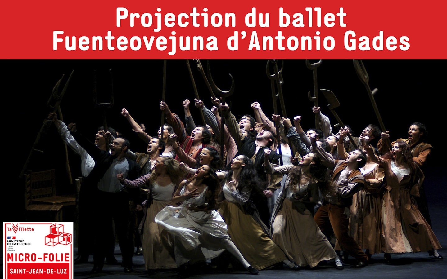 Micro-Folie : Projection : Fuenteovejuna d’Antonio Gades — visuel événement