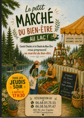 Affiche de l'événement Le petit marché du bien-être