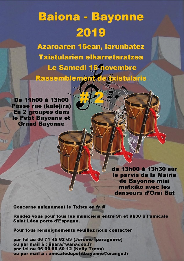Rassemblement de txistularis