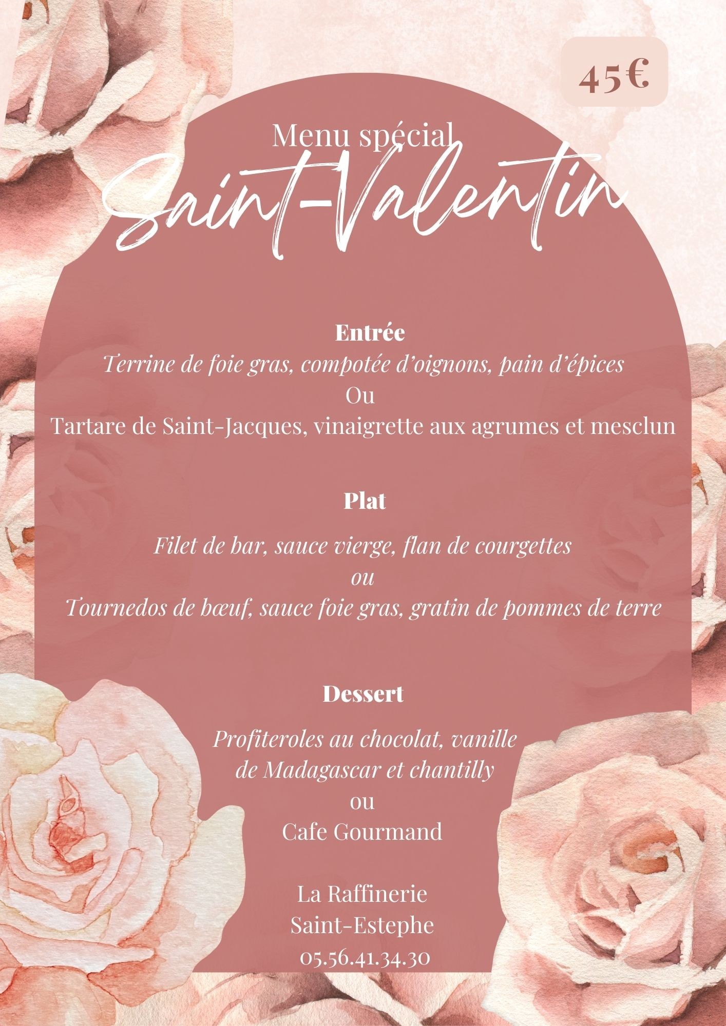 Saint-Valentin au "Bistrot La Raffinerie"
