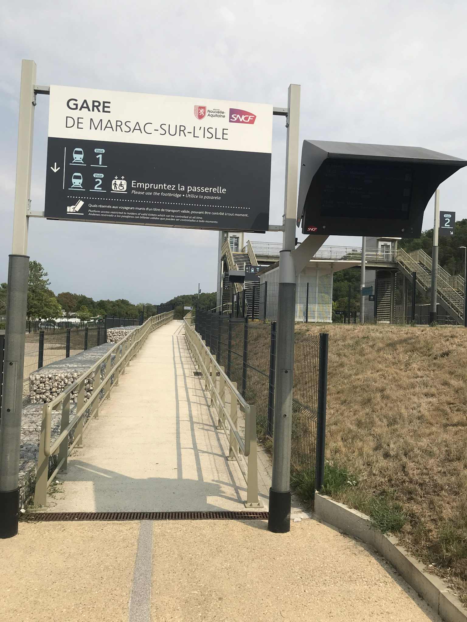 Halte Ferroviaire de Marsac sur l'Isle